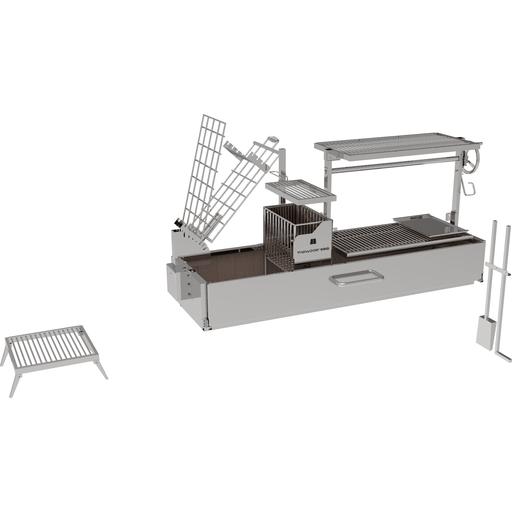 Tagwood BBQ Argentine Santa Maria Wood Fire & Charcoal Grill BBQ08SS