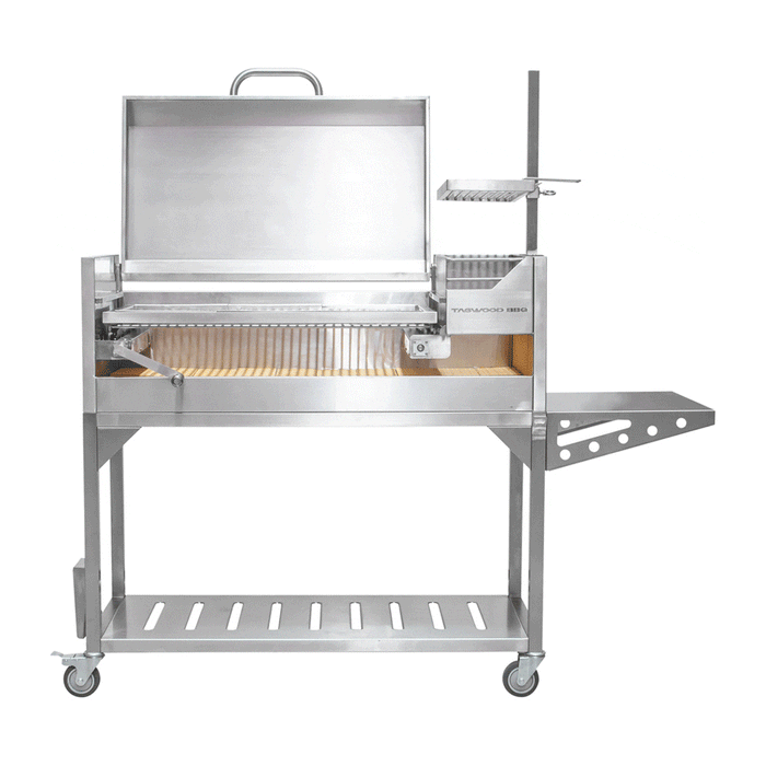 Tagwood BBQ Argentine Santa Maria Wood Fire & Charcoal Grill with Top Lid BBQ01SS