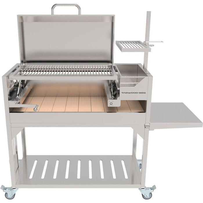 Tagwood BBQ Argentine Santa Maria Wood Fire & Charcoal Grill with Top Lid BBQ01SS