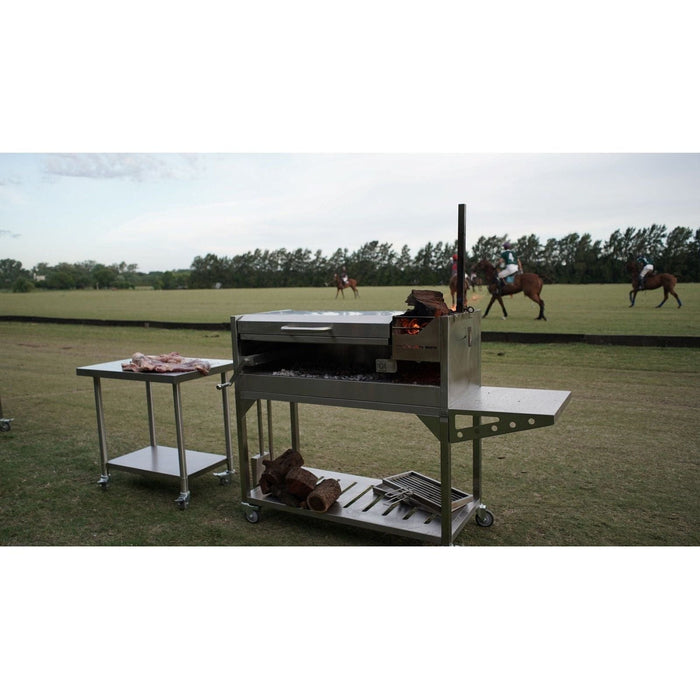 Tagwood BBQ Argentine Santa Maria Wood Fire & Charcoal Grill with Top Lid BBQ01SS