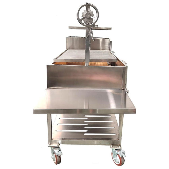 Tagwood BBQ Double Argentine Santa Maria Wood Fire & Charcoal Grill BBQ24SS - OPEN FIRE COOKING