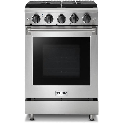 Thor Kitchen 24 in. Professional Propane Gas Range in Stainless Steel LRG2401ULP