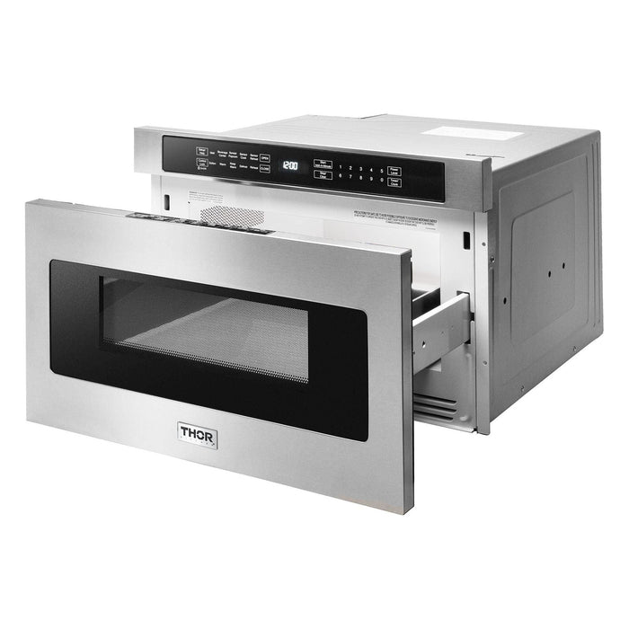 Thor Kitchen 24 inch 1.2 Cu. Ft. Microwave Drawer In Stainless Steel TMD2401