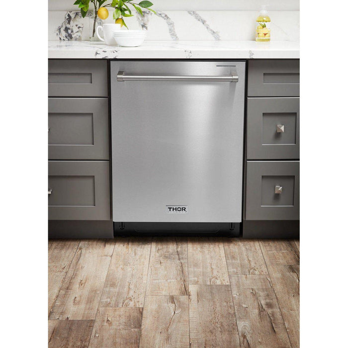 Thor Kitchen 24 inch. Stainless Steel Dishwasher Energy Star HDW2401SS