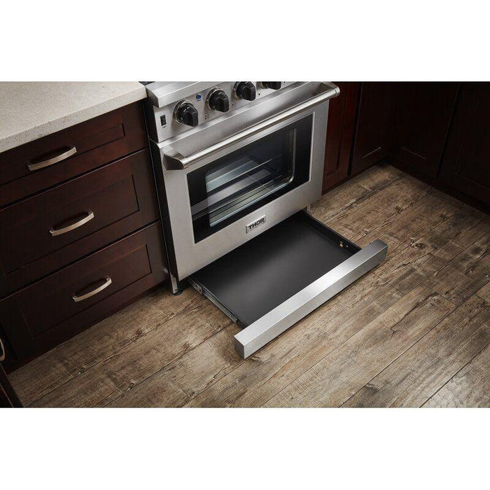 Thor Kitchen 30 in. 4.55 Cu. Ft. Professional Natural Gas Range in Stainless Steel LRG3001U