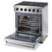 Thor Kitchen 30 in. 4.55 Cu. Ft. Professional Propane Gas Range in Stainless Steel LRG3001ULP