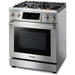 Thor Kitchen 30 In. 4.6 Cu. Ft. Self-Clean Gas Range in Stainless Steel with Front Touch Control TRG3001