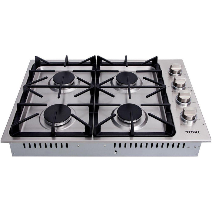 Thor Kitchen 30 in. Drop-in Natural Gas Cooktop in Stainless Steel TGC3001