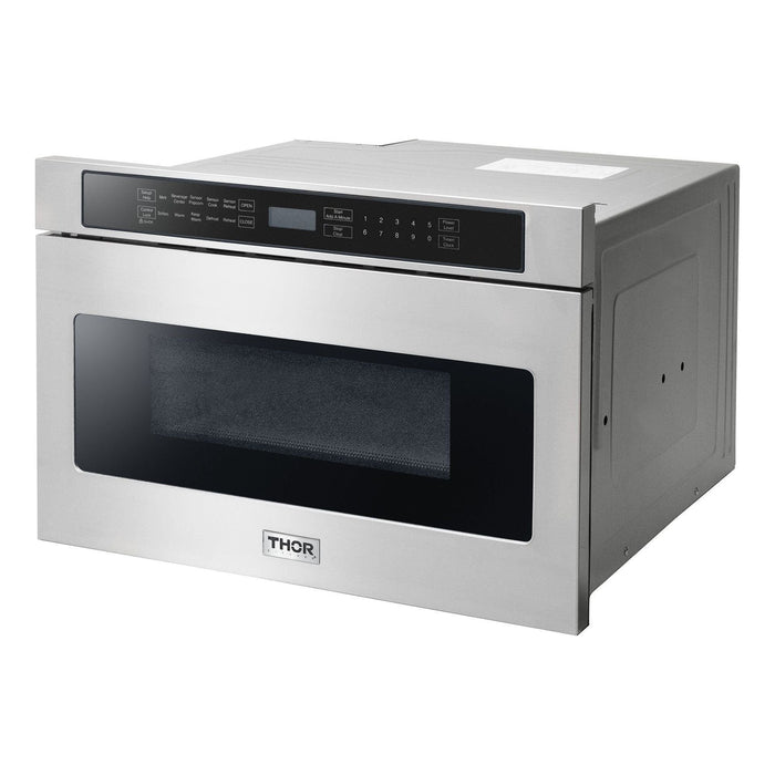 Thor Kitchen 30 In. Electric Range, Microwave Drawer, Refrigerator, Dishwasher Appliance Package