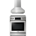 Thor Kitchen 30 In. Electric Range, Range Hood Appliance Package