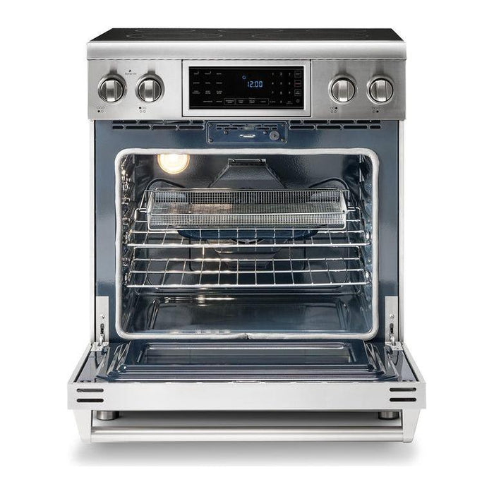 Thor Kitchen 30 In. Electric Range, Range Hood, Microwave Drawer, Refrigerator, Dishwasher Appliance Package