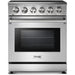 Thor Kitchen 30 In. Electric Range, Range Hood, Microwave Drawer, Refrigerator, Dishwasher, Wine Cooler Appliance Package