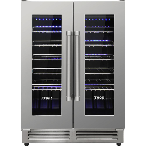 Thor Kitchen 30 In. Electric Range, Range Hood, Refrigerator, Dishwasher, Wine Cooler Appliance Package