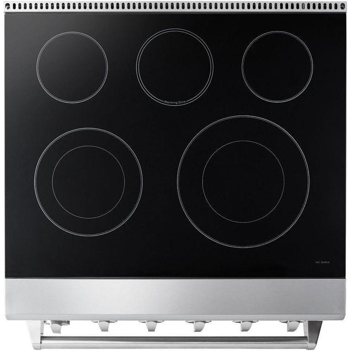 Thor Kitchen 30 In. Electric Range, Range Hood, Refrigerator, Dishwasher, Wine Cooler Appliance Package