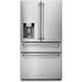 Thor Kitchen 30 In. Electric Range, Range Hood, Refrigerator with Water and Ice Dispenser, Dishwasher Appliance Package