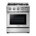 Thor Kitchen 30 In. Gas Range, Range Hood, Refrigerator, Dishwasher Appliance Package