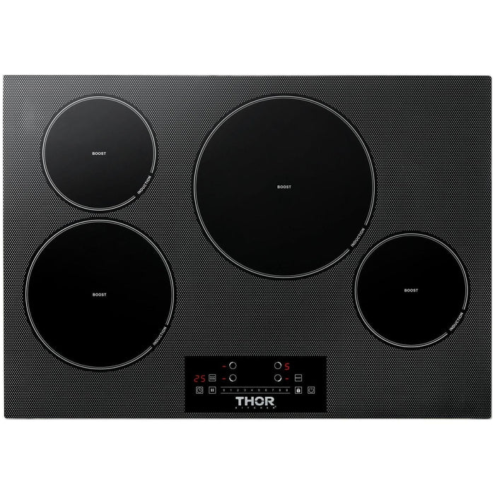 Thor Kitchen 30 In. Induction Cooktop, Microwave Drawer, Refrigerator, Dishwasher Appliance Package