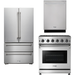 Thor Kitchen 30 In. Natural Gas Range, 36 In. Pro Refrigerator, 24 In. Dishwasher Appliance Package