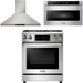 Thor Kitchen 30 In. Natural Gas Range, Range Hood, Microwave Drawer Appliance Package