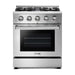 Thor Kitchen 30 In. Professional Gas Range, Range Hood, Microwave Drawer Appliance Package