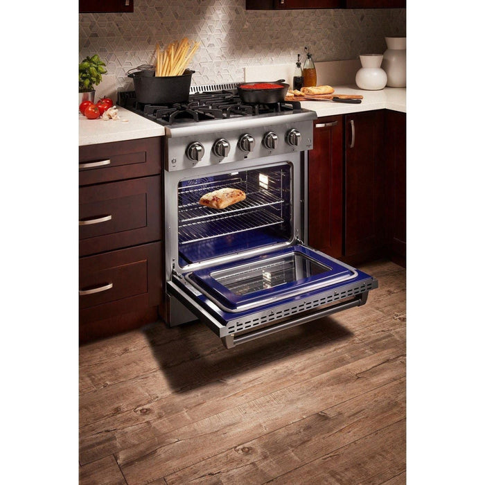 Thor Kitchen 30 In. Professional Propane Gas Range, Range Hood Appliance Package