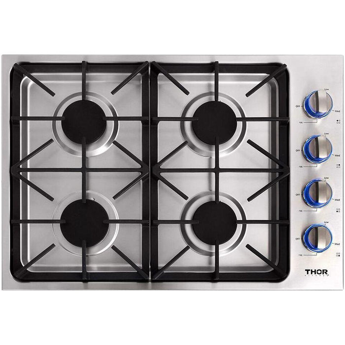 Thor Kitchen 30 in. Wall Oven, Drop-in Cooktop, Range Hood Appliance Package