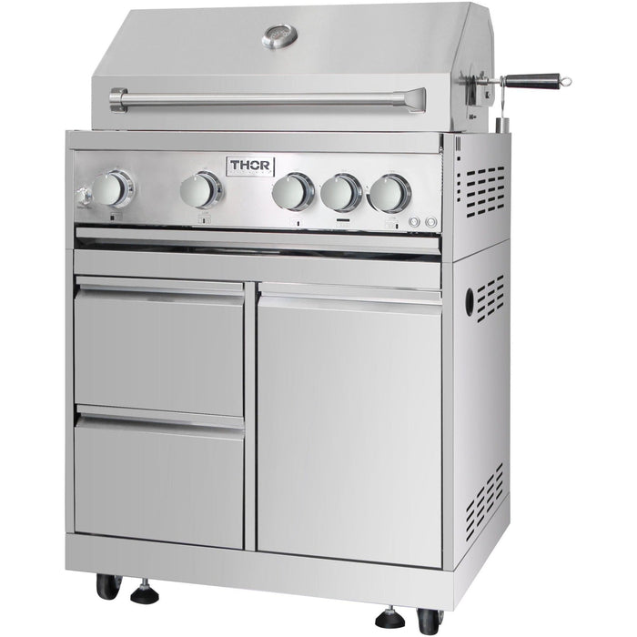 Thor Kitchen 32 in. Built-In Liquid Propane Grill MK04SS304