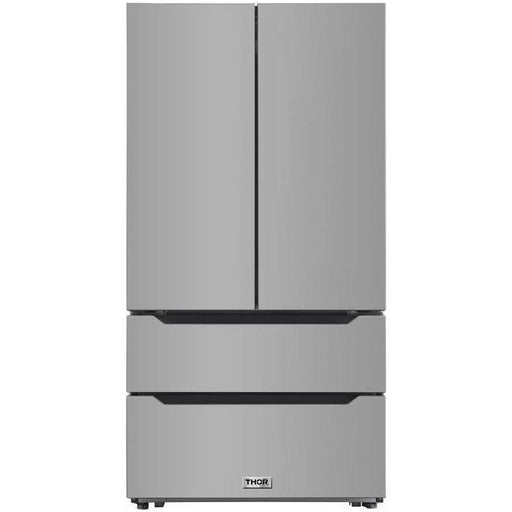 Thor Kitchen 36" 22.50 Cu. Ft. French Door Refrigerator in Stainless Steel HRF3602