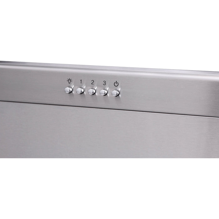 Thor Kitchen 36 in. 1000 CFM Under Cabinet LED Range Hood in Stainless Steel TRH3605