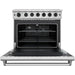 Thor Kitchen 36 in. 6.0 Cu. Ft Professional Natural Gas Range in Stainless Steel LRG3601U