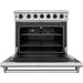 Thor Kitchen 36 in. 6.0 Cu. Ft Propane Gas Range in Stainless Steel LRG3601ULP