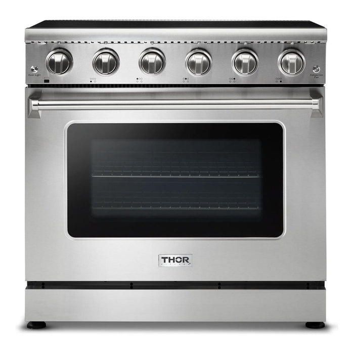 Thor Kitchen 36 In. Electric Range, 36 in. Range Hood Appliance Package