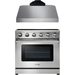 Thor Kitchen 36 In. Electric Range and Range Hood Appliance Package