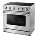 Thor Kitchen 36 In. Electric Range and Range Hood Appliance Package