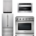 Thor Kitchen 36 In. Electric Range, Microwave Drawer, Refrigerator, Dishwasher Appliance Package