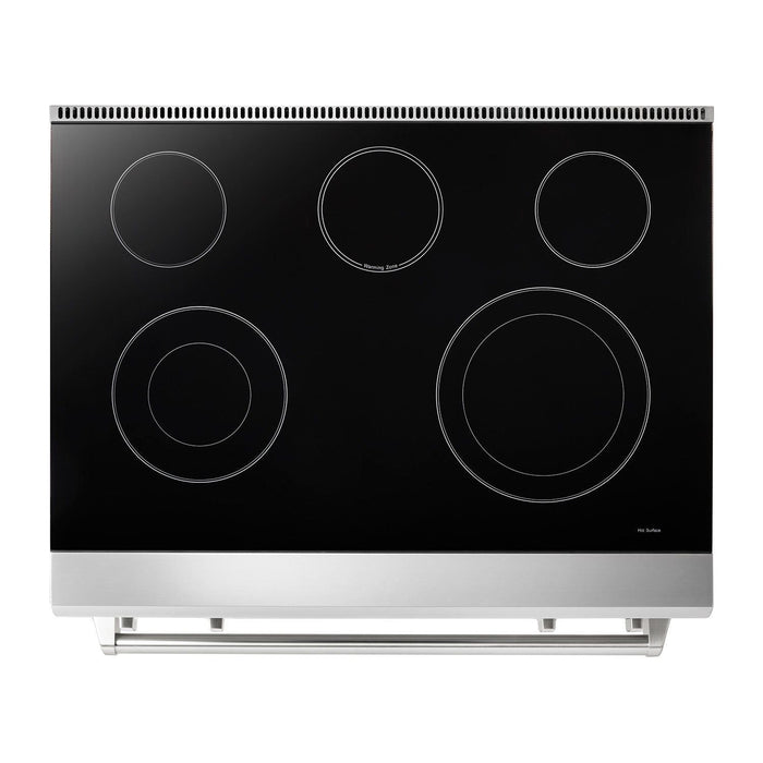 Thor Kitchen 36 In. Electric Range, Range Hood Appliance Package