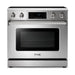 Thor Kitchen 36 In. Electric Range, Range Hood, Microwave Drawer, Refrigerator, Dishwasher, Wine Cooler Appliance Package