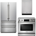 Thor Kitchen 36 In. Electric  Range, Refrigerator, Dishwasher Appliance Package