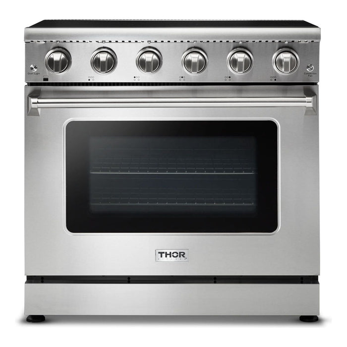 Thor Kitchen 36 In. Electric Range, Refrigerator, Dishwasher Appliance Package