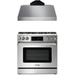 Thor Kitchen 36 In. Gas Range, Range Hood Appliance Package