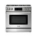 Thor Kitchen 36 In. Gas Range, Range Hood, Microwave Drawer, Refrigerator, Dishwasher, Wine Cooler Appliance Package