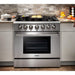 Thor Kitchen 36 in. Natural Gas Range & 36 in. Range Hood Professional Appliance Package