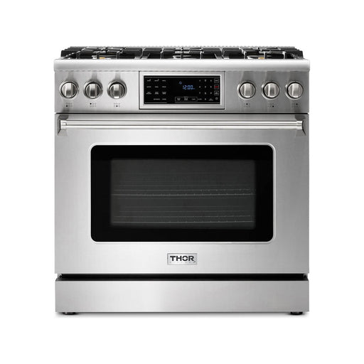 Thor Kitchen 36 In. Natural Gas Range, Range Hood Appliance Package