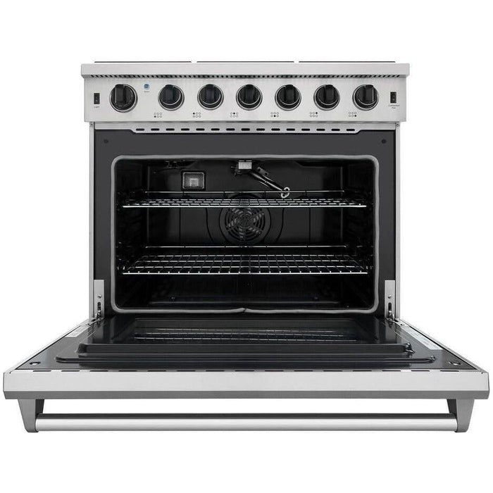 Thor Kitchen 36 in. Propane Gas Range, Range Hood Appliance Package