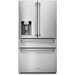 Thor Kitchen 36 In. Propane Gas Range, Range Hood, Refrigerator with Water and Ice Dispenser, Dishwasher, Wine Cooler Appliance Package