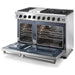 Thor Kitchen 48 in. 6.8 Cu. Ft. Double Oven Natural Gas Range in Stainless Steel LRG4807U