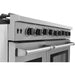 Thor Kitchen 48 in. 6.8 Cu. Ft. Double Oven Natural Gas Range in Stainless Steel LRG4807U