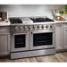 Thor Kitchen 48 In. Dual Fuel Range, Range Hood, Refrigerator, Dishwasher, Wine Cooler Appliance Package