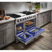 Thor Kitchen 48 in. Gas Burner, Electric Oven Range and Range Hood Appliance Package