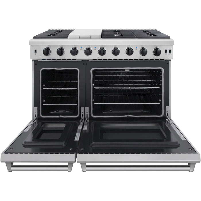 Thor Kitchen 48 in. Gas Range, Range Hood Appliance Package